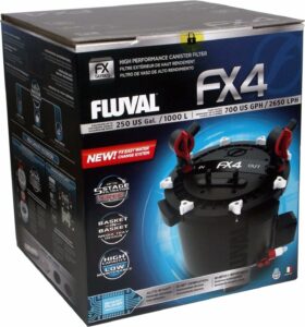 Filtro externo Fluval Fx4 de alta capacidad para acuarios grandes, con tecnología SmartPump